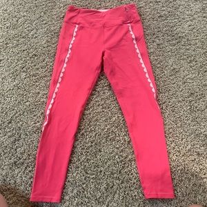 CALIA by Carrie Underwood women’s size medium hot pink leggings with light pink